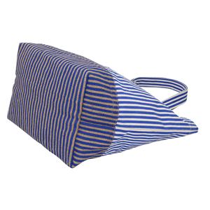 กระเป๋าผ้าแคนวาสธรรมชาติขนาด 12 ออนซ์ พร้อมฐานผ้าปอกระเจา ช่องใส่ของด้านหน้ารูปตัววี ลายพิมพ์เส้นเดียวสีเดียว ออกแบบมาเพื่อการช้อปปิ้ง - Product Image 5