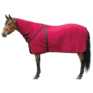 Custom Polar Fleece Waterproof Horse Cooler Rug Breathable Warm Anti-Pilling High <b>Neck</b> Stable Blanket for Horses All Seasons - Product Image 1