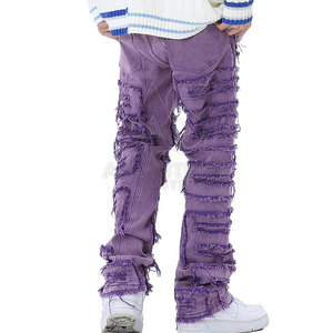 Pantalones de Lona Ligeros y Cómodos con Corte Holgado y Tejido Transpirable 100% Algodón, Atuendo Casual Moderno - Product Image 2