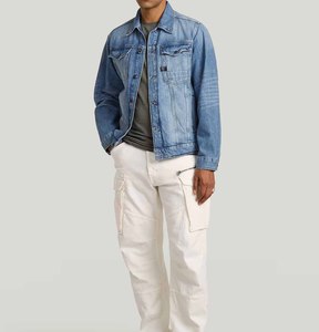 Fashion Mens <b>Jackets</b> Casual <b>Denim</b> <b>Jacket</b> for Men Classic Blue Jean <b>Jacket</b> Streetwear Outerwear Spring Fall Coat <b>Custom</b> Logo - Product Image 2