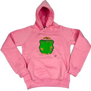 Sweats à capuche surdimensionnés en coton rose foncé avec logo personnalisé AKA, 400 GSM, faible MOQ, prix compétitif, prêt à expédier, impression sérigraphique, broderie - Product Image 1