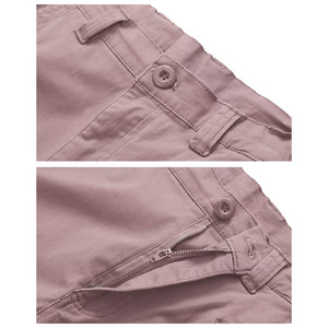 Shorts cargo en tissu premium pour femmes, vêtements d'extérieur de bonne qualité, impression de logo personnalisée pour femmes - Product Image 4