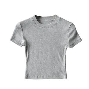 Camiseta Corta Personalizada para Mujer, Corte Holgado, Ropa de Algodón, Producción al por Mayor - Product Image 5