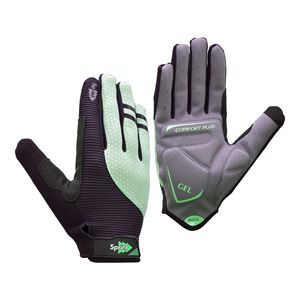 Guantes de Ciclismo Negros de Dedo Completo, Transpirables, Antideslizantes, con Gel en la Palma, para Ciclismo y Deportes al Aire Libre - Product Image 4