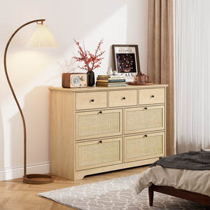 DreamCraft Vietnam - Juego de Dormitorio de 2 Piezas de Ratán Natural Estilo Boho, Colección de Muebles Única y Elegante - Product Image 5