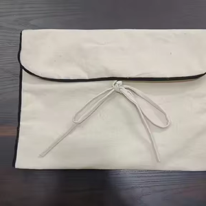 Bolsa de mensajero de malla de algodón respetuosa con el medio ambiente personalizada de gran oferta con deslizador de cremallera elegante bolsa de compras reutilizable al por mayor de India - Product Image 6