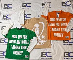 เสื้อยืดแขนยาวพิมพ์ลายสกรีนสไตล์สตรีทแฟชั่นใหม่ ทรงปกติ คอกลม ผู้ชาย ผ้าฝ้าย เสื้อยืดแขนยาว - Product Image 6