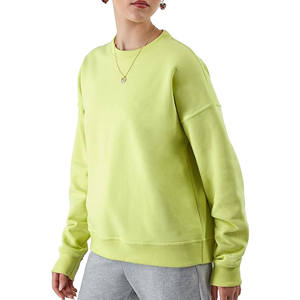 เสื้อสเวตเชิ้ตผู้หญิงคุณภาพสูง ผลิตจากผ้าฝ้าย 100% ปรับแต่งได้ตามต้องการ สไตล์สตรีทแวร์ สวมใส่สบาย ระบายอากาศได้ดี เป็นมิตรต่อสิ่งแวดล้อม บริการ OEM - Product Image 3