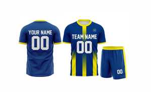 Conjunto de Uniforme de Fútbol con Logotipo Personalizado, Camiseta y Pantalones Cortos Transpirables, Kit Deportivo de Alto Rendimiento para Equipos y Clubes - Product Image 3