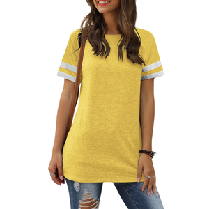Camisetas de Verano para Mujer en Tela Premium, Blusas de Corte Regular para Damas, Camisa de Verano Cómoda y Elegante para Uso Diario o Festivo - Product Image 3