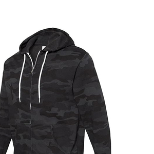 ออกแบบเสื้อฮู้ดซิปผู้ชายสำหรับฤดูหนาว ผ้าฝ้าย 100% คุณภาพสูง ระบายอากาศได้ดี รับผลิตแบบ OEM ขายส่ง พร้อมปักโลโก้ตามสั่ง สินค้ามาใหม่ มีกระเป๋า - Product Image 5