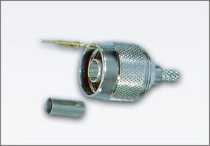 Conector de crimpado macho N de 50 ohmios, adaptador coaxial RF para cable 5DFB LMR300 SYV50 5, terminal de cable coaxial de antena inalámbrica recta - Product Image 4