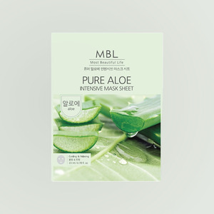 Masque visage Embiel Pure Aloe Intensive Mask Sheet, 10 feuilles, masque facial en tissu - Product Image 6
