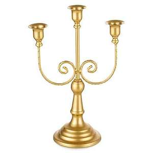 Candelabros Vintage, Portavelas de Latón Antiguo, Ideales para Decoración de Mesa en Bodas y Hogar - Product Image 6