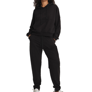 Latest Fashionable 100% Cotton Women's Tracksuit Unique Design Oversized Pullover Trouser Casual Comfortable Winter Fleece 4XL - Product Image 1