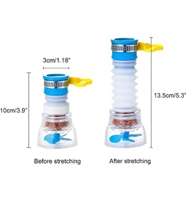 Aireador de Grifo de Agua Inteligente de Plástico Manual con Filtro de Carbón Activado, Rotación de 360 Grados, Fácil de Limpiar, Reutilizable, para Uso Doméstico - Product Image 1