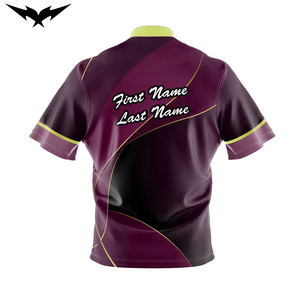 เสื้อโบว์ลิ่งแบบซับลิเมชั่นสั่งทำพิเศษ พิมพ์ลายทีมกีฬา แขนสั้น สำหรับทุกเพศ ทีมชายหญิง แห้งเร็ว ขายส่ง - Product Image 4