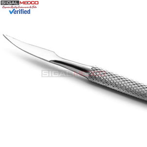Empujador de Cutículas Profesional de Acero Inoxidable, Herramienta de Cuidado de Uñas de Doble Punta, Empujador de Cutículas para Manicura, Calibrador de Piel Recto - Product Image 5