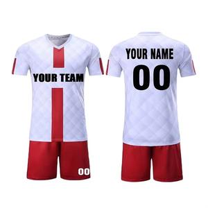 Conjuntos de Uniformes de Fútbol Transpirables de Secado Rápido, Ropa Deportiva Unisex Personalizada para Adultos, 100% Poliéster Elástico, Conjuntos de Uniformes Ecológicos - Product Image 1