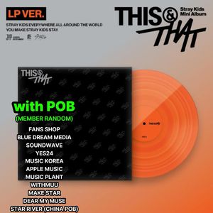 Stray Kids THIS&THAT LP VER. Mini Álbum de Vinilo Naranja con Miembro Aleatorio de POB - Product Image 1
