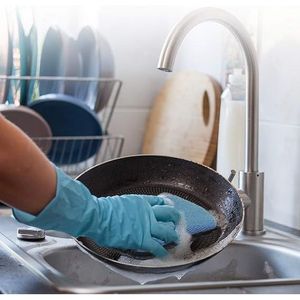 Spugne da cucina in microfibra per impieghi gravosi, multiuso, non graffianti, con potente azione detergente per la pulizia di Scrub IT - Product Image 2