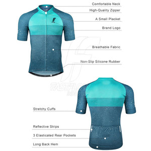 Custom <b>Adult</b> Summer Cycling Jersey Short Breathable Eco-Friendly Premium Quality 100% Polyester Sportswear <b>for</b> Road Cycling - Product Image 6