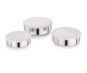 ชุดชามสเตนเลสพร้อมฝาปิดสำหรับใช้ในครัวเรือนเกรดอาหารไม่มีแม่เหล็ก - Product Image 2