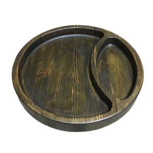 Assiette à 4 côtés en forme de feuille Offre Spéciale Assiette à fruits en bois d'acacia Assiette à vaisselle pour servir des fruits secs - Product Image 4