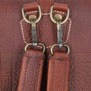 Vintage Genuine <b>Leather</b> <b>Laptop</b> <b>Backpack</b> Handmade Cowhide Business Travel School <b>Backpack</b> with Buckle Closure - Product Image 4