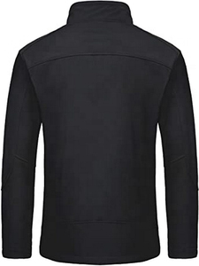Veste Softshell à Capuche Imperméable et Respirante à Col Montant Enduit pour Homme, Séchage Rapide, en Tissu Polyester/Spandex, Style Streetwear - Product Image 6