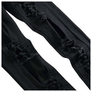 กางเกงยีนส์ทรงตรงหลวมสไตล์ลำลองสำหรับผู้ชาย คุณภาพพรีเมียม ผ้ายีนส์เดนิมแบบซักล้าง สามารถปรับแต่งได้ - Product Image 5