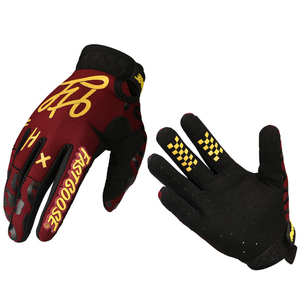 Custom MTB Mountain <b>Bike</b> Cycling Gloves Full <b>Finger</b> Breathable Anti Slip Touchscreen Protective Grip Hook Loop Closure Unisex - Product Image 4