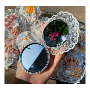 Handcrafted Shell Wall <b>Mirror</b> Made From Natural Mother Of Pearl Luxury Interior Decoration From Vietnamall Art For Elegant Home - Product Image 2