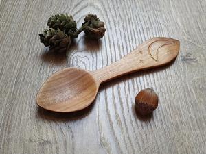 Cuillère à thé en bois de qualité supérieure, écologique, en bois naturel, cuillère à café, à thé, à sucre, outil de cuisine durable - Product Image 4