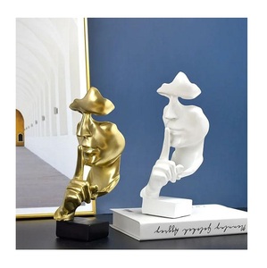 Sculpture métallique élégante et moderne, statue de design spécial, collection d'arts, statue en métal et aluminium - Product Image 5
