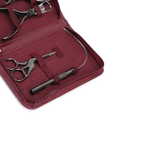 Kit de Herramientas para Instalación de Extensiones de Cabello, 4 Piezas, Alicates Profesionales de Acero Inoxidable, Aguja de Gancho para Enhebrar Alambres y Cuchilla para Cortar Cabello - Product Image 5