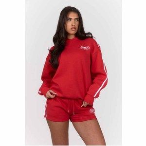 Ensemble décontracté 2 pièces pour femme, imprimé, à capuche, brodé, grande taille, respirant, en coton, avec short, survêtement de sport - Product Image 6