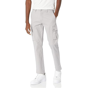 <b>White</b> Cargo Pants Organic Cotton Twill Sustainable <b>Baggy</b> Fit Breathable Vintage Bulk Work Cargo <b>Trousers</b> - Product Image 1