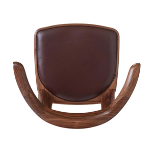 Silla de Comedor Moderna de Madera Maciza, Diseño Minimalista con Respaldo Curvo y Asiento Acolchado Suave para Hogar, Restaurante, Cafetería - Product Image 5