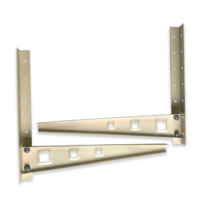 Cream Powder Coated Steel <b>Wall</b> Bracket 1HP for AC - Product Image 1