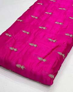 Tissu brodé perlé personnalisé, tissu à sequins, tissu dentelle, tissu organza pour kaftan, abaya, robe, textile, exportateur et acheteur en gros - Product Image 2