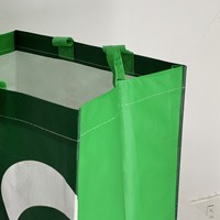 Sac de courses réutilisable en PP tissé laminé BOPP imperméable, fabriqué au Vietnam, personnalisable avec votre propre design