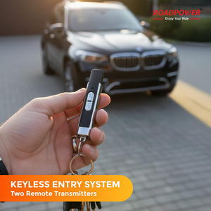 Roadpower (RP-RE-KEY88-572) Milano <b>Remote</b> Keyless Entry System, Dual <b>Remote</b> Controllers Easy To Integrate, Sleek Chrome Design - Product Image 5