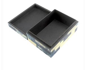 Contemporary Designer Resin Handcrafted <b>Trinket</b> Jewellery <b>Box</b> Sleek Unique Look Perfect Storage Case For Jewelry And Accessories - Product Image 5