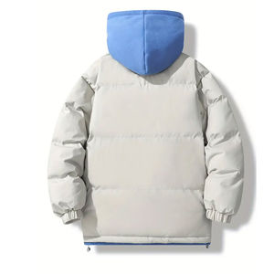 Veste matelassée à capuche personnalisée la plus populaire pour hommes, coupe douce et tendance, ODM personnalisé - Product Image 2