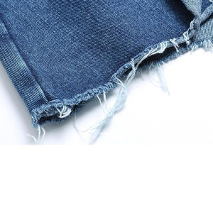 Shorts en jean taille mi-haute pour femme 2026 – Coton léger, respirant, décontracté, sexy, avec logo décoratif – Service OEM - Product Image 4