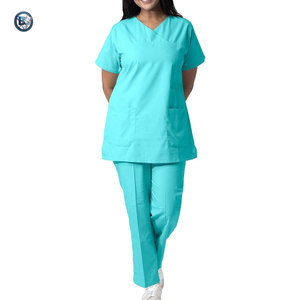Robe d'allaitement pour femmes, ensemble uniforme de travail pour l'hôpital, style doux, léger et facile à porter - Product Image 1