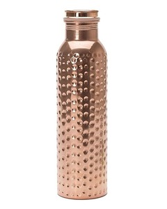 Black gift <b>box</b> packed 100% copper water bottle 2 glass with handicraft hammered <b>presented</b> saleem international - Product Image 4
