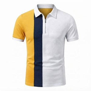 เสื้อเชิ้ตผู้ชายผ้าวาฟเฟิลเนื้อสัมผัสพิเศษ โพลีเอสเตอร์ แห้งเร็ว สวมใส่สบาย แขนสั้น คอปก ติดกระดุม - Product Image 2