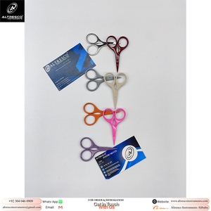 Tijeras de Bordado Personalizadas Nuevas, Elegantes, de Acero Inoxidable, Recubiertas de Color, Duraderas, de 2.75 Pulgadas, Pequeñas y Afiladas - Product Image 3